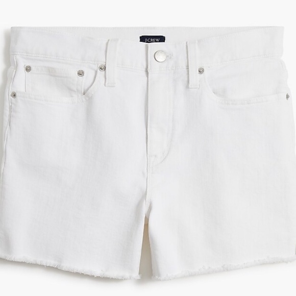 J. Crew Factory Pants - J Crew Factory High Rise Mid Length Denim Short